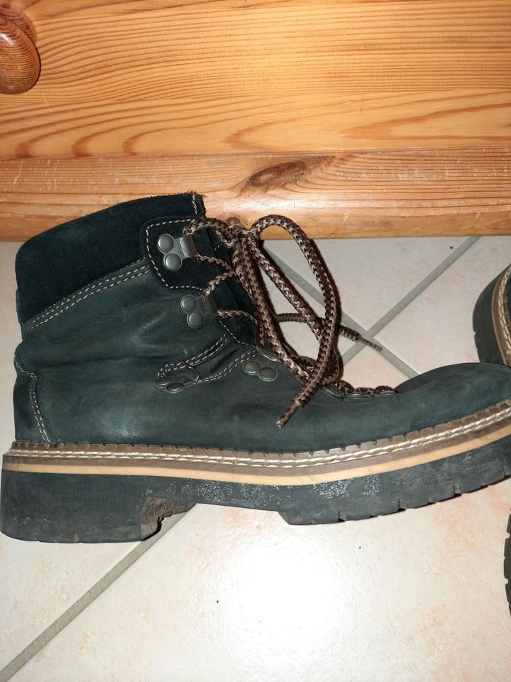 Wanderschuhe  Trekkingschuhe, Schnürstiefel, Leder Boots in Ranstadt