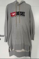 Diesel Kleid S Hoodie Sweatshirtkleid grau rot Hessen - Rodgau Vorschau