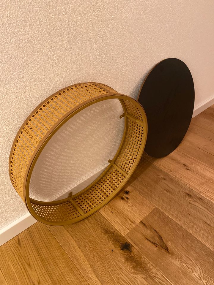 Rattanregal rund groß 50cm Boho Dekokorb in Höchstädt a.d. Donau