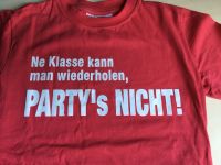 T-Shirt in rot mit Spruch, Gr. 152/M, Versand ink. Brandenburg - Heideblick Vorschau