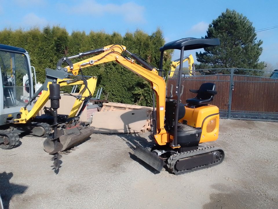 ✅Baumaschinenvermietung ✅ Baumaschinenverleih ✅ Minibagger ✅ Microbagger Rüttelplatten PKW Kippanhänger Kernbohrgerät Kettendumper Kanalkamera Gartenhäcksler Vermietung - Verleih - mieten Halberstadt in Halberstadt