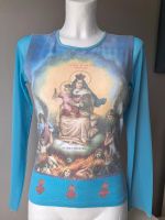 Seltenes Vintage Vive Maria Mesh Top mit Print "be holy or burn" Rheinland-Pfalz - Idar-Oberstein Vorschau