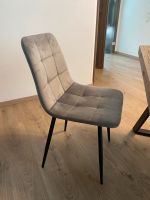 Stühle in grauer Samtoptik (6 Stück) Bayern - Kelheim Vorschau