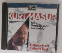 CD Kurt Masur Felix Mendelssohn-Bartholdy Sinfonie Nr. 4 Nr. 1 Nordrhein-Westfalen - Erkrath Vorschau