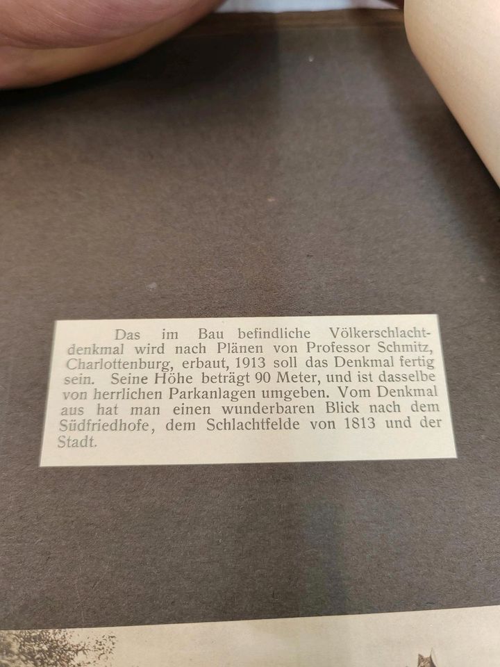 Ansichten von Leipzig Mappe mit 50 Karten um 1910 in Krauschwitz