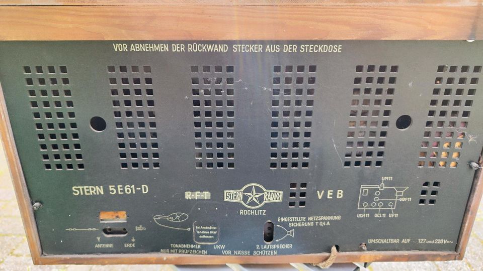 Stern 5E61-C Stern-Radio Rochlitz, VEB, RFT, (DDR) in Borna