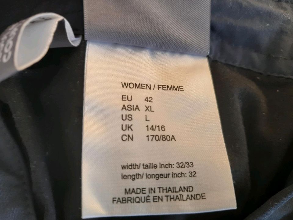 Jack Wolfskin Skihose/Winterhose, Größe 42 (40), blau in Pentenried