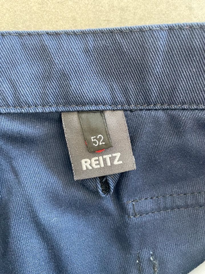 Arbeitshose Berufshose Bundhose blau Herren Größe 52 in Wiesbaden