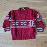 Weihnachtspullover rot Eiskristalle 98/104 Norweger Pullover Berlin - Treptow Vorschau