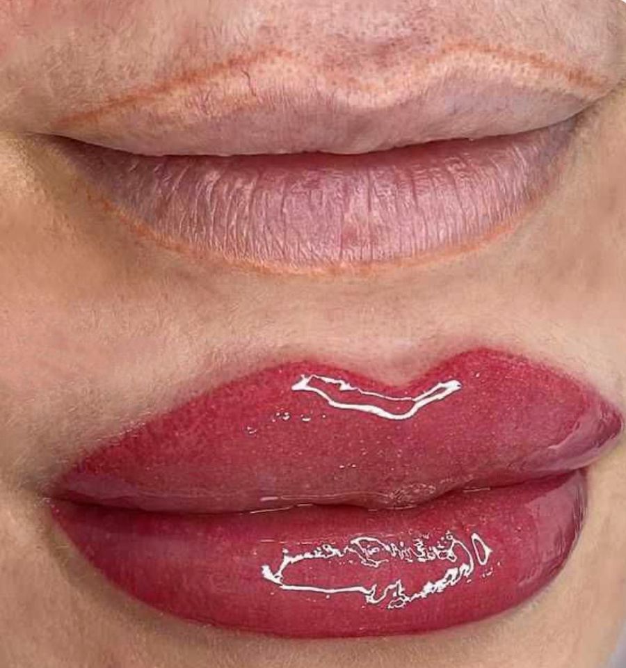 permanent make up schulung Lippen Pmu gerät & farbe aquarell lips in Düsseldorf