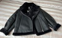 Mango Kunstlammfell Jacke schwarz Gr.S Bayern - Stadtbergen Vorschau