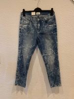 Angels Gr. 36 Modell Mona Zip Jeans acid wash dunkelblau weiß 90s Hessen - Langen (Hessen) Vorschau