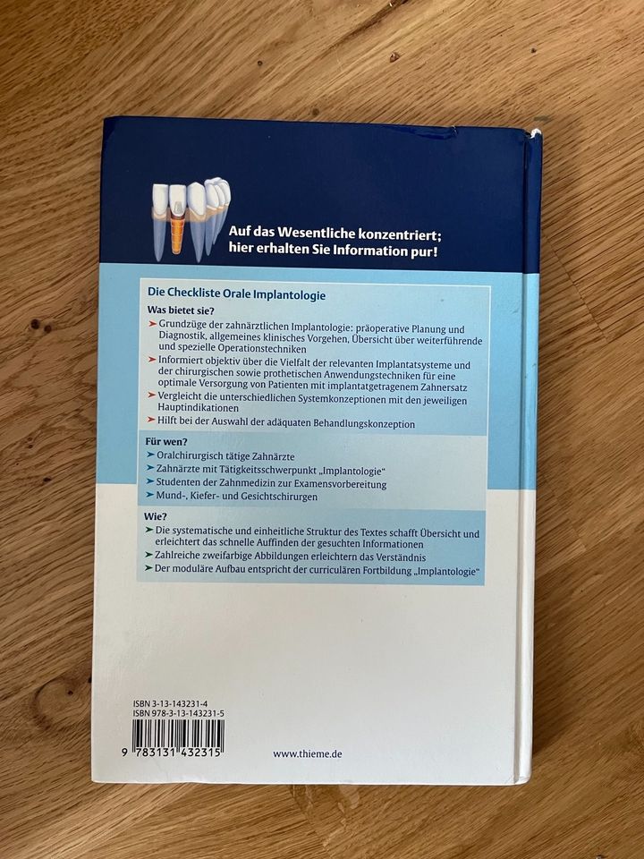 Orale Implantologie - Checklisten der Zahnmedizin in Erlangen