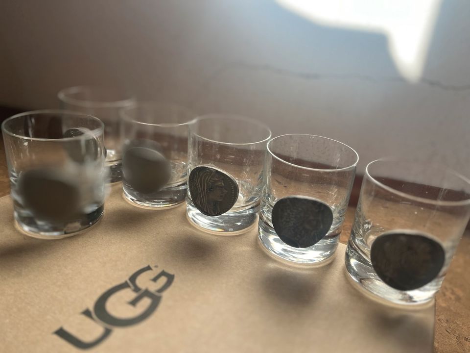 Zink Kristallglas Mundgeblasen Vinted Gläser Set neu sammeln in Forchheim