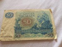 50 Kronen Banknote 1989 aus Schweden zu verkaufen Bayern - Lindau Vorschau