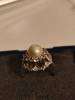 Damen Silber Ring 925  mit Perle RG 54 , Herzogtum Lauenburg - Mölln Vorschau