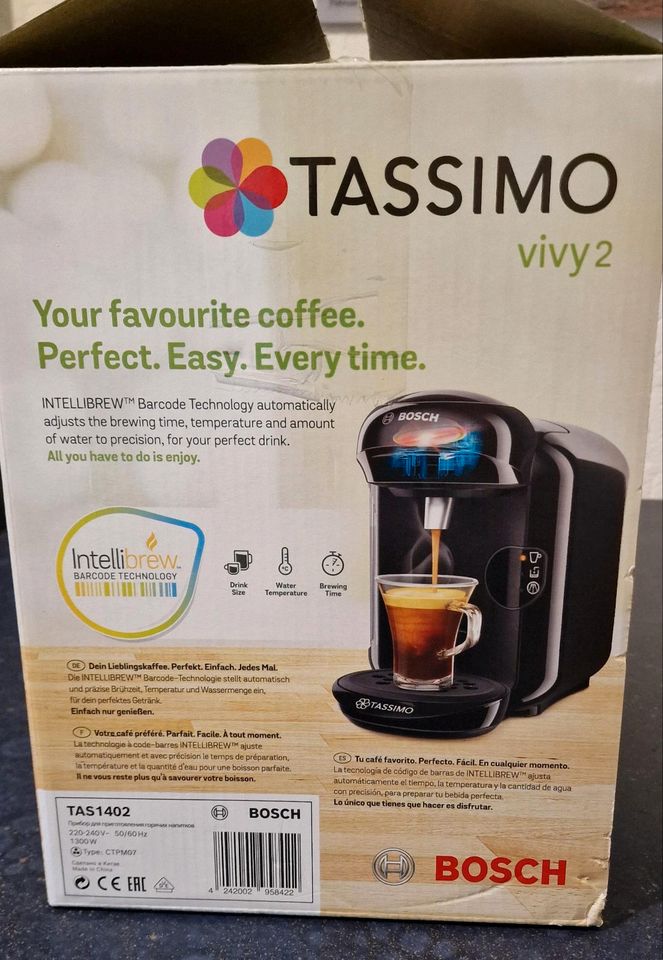 Tassimo Vivy 2 mit vielen Kaffeediscs in Bönen