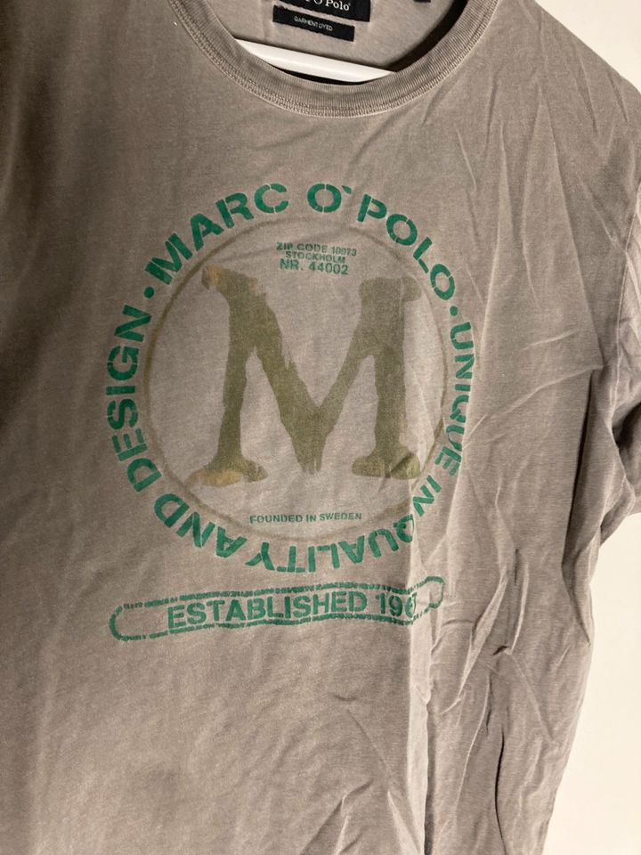 Graues Marc O’Polo Marken-T-Shirt Gr. M in München