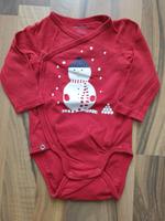 Roter Langarm-Wickelbody Winter Schneemann H&M Größe 68 Bayern - Ingolstadt Vorschau