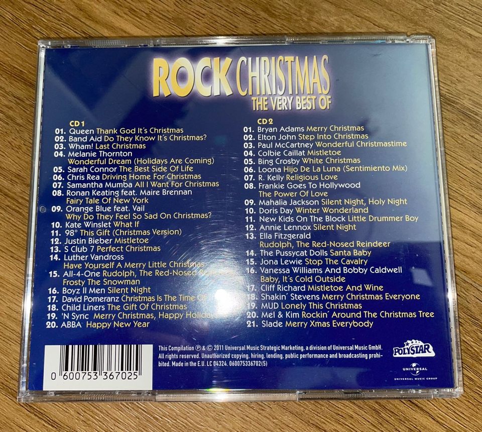 Rock Christmas - The Very Best of - NEW EDITION 2-CD-Box sehr gut in Leipzig