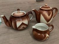 Bunzlauer Keramik Set, Teekanne, Kaffeekanne, Milchkännchen Hessen - Eichenzell Vorschau