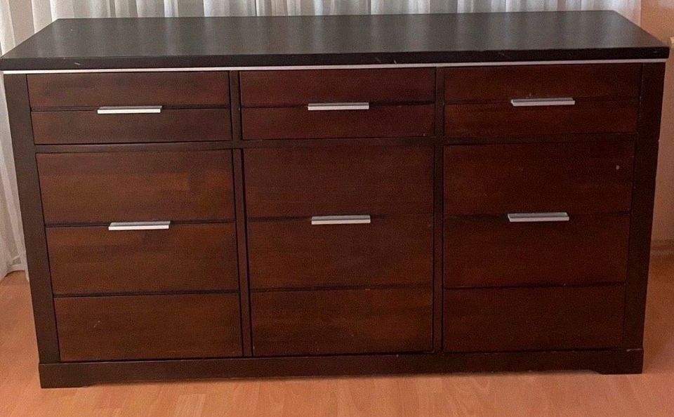 ❗️MASSIVE~ECHT HOLZ~SIDEBOARD~KOMMODE~SCHRANK~B:1,50xH85xT41,5 in Berlin