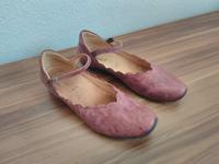 veilchenfarbene Ballerinas mit Riemchen von Think!, Gr. 42 Hannover - Döhren-Wülfel Vorschau