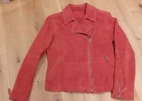Tolle rote Damen Lederjacke aus echtem Veloursleder!!! Bayern - Tittmoning Vorschau