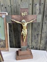 Holzkreuz mit Jesusfigur Nordrhein-Westfalen - Mönchengladbach Vorschau