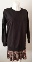 LIU JO Damen Sweatkleid langarm schwarz-Animalprint Gr 36 wie NEU Bayern - Fürth Vorschau