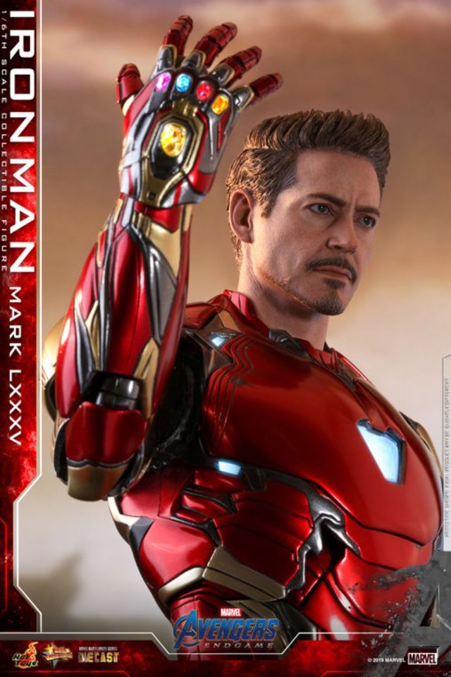 Iron Man Mark 85 LXXXV 1:6 Figur Hot Toys MMS528D30 Endgame in Angelmodde