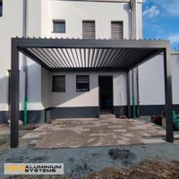 Aluminium Pergola Lamellendach Pavillon Terrassendach 4,5 m x 3 m Hessen - Nauheim Vorschau