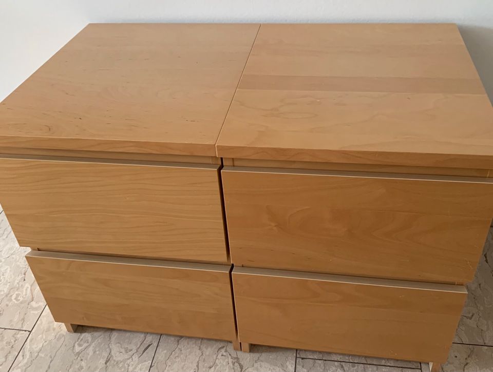 1x Ikea Malm Kommode Schrank  Nachttisch in Bönningstedt