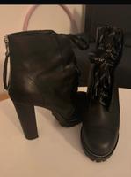 Stiefeletten Schwarz Leder Gr.38 Wandsbek - Hamburg Rahlstedt Vorschau