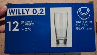 12 Gläser RKL Ruhr Kristall Glas / 0,2L Glas Willy Brandenburg - Potsdam Vorschau