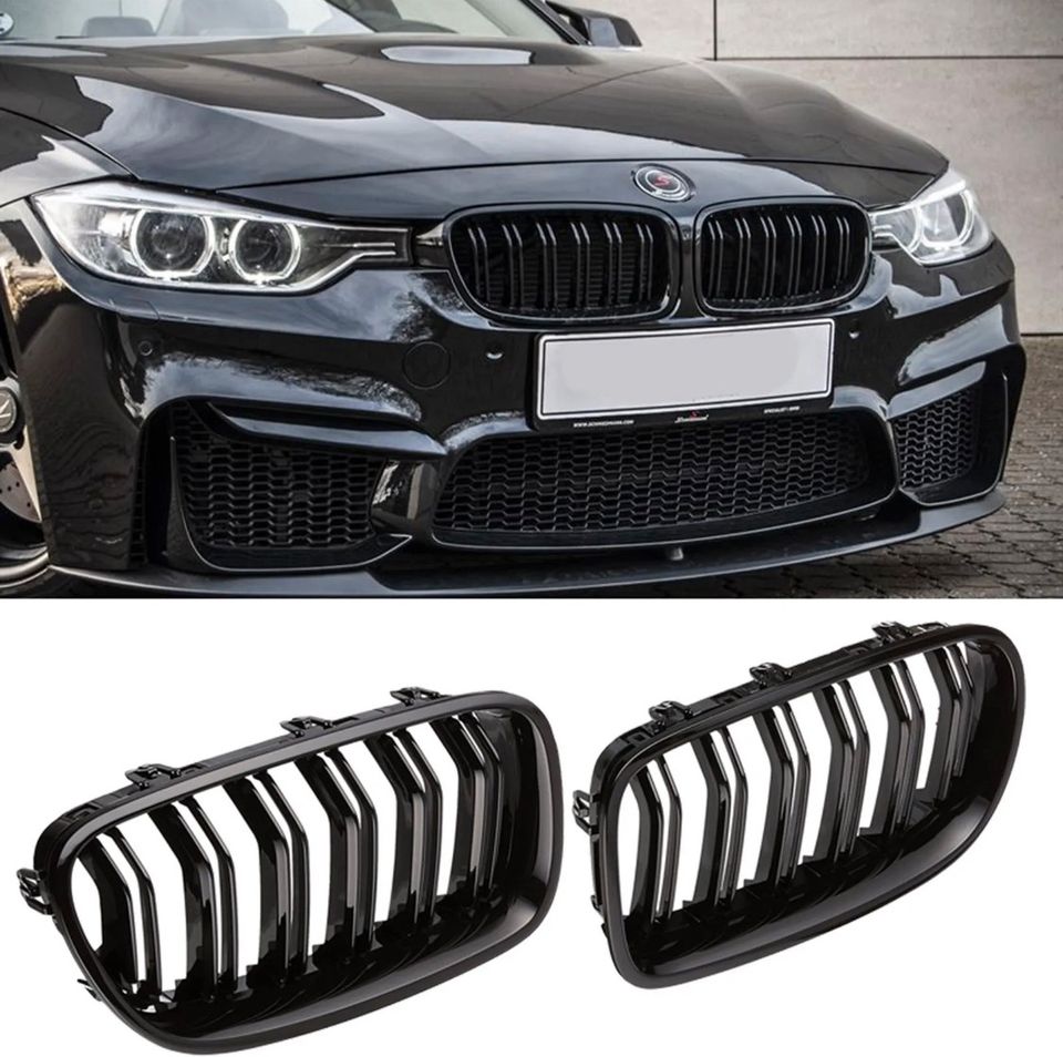 Für BMW 5er F10 F11 Nieren Grill Kühlergrill Glanz Doppelsteg in Hessen -  Bebra, Tuning & Styling Anzeigen