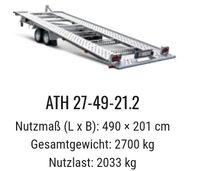 Autotransporter mieten Bayern - Hallbergmoos Vorschau