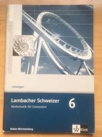 Lösungen - Lambacher Schweizer 6 - Mathematik für Gymnasien Baden-Württemberg - Salem Vorschau