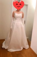 Brautkleid Hochzeitskleid A Linie Satin Gr.38/ US10 weiß Schleswig-Holstein - Glinde Vorschau