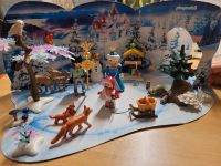 Playmobil 9008 Adventskalender Eislaufprinzessin im Schlosspark Sachsen - Klipphausen Vorschau