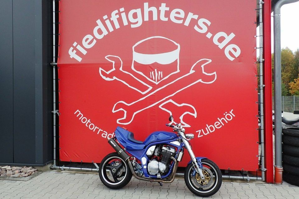 Suzuki Bandit 1200 Streetfighter Einarmschwinge USD Gabel in Mantel