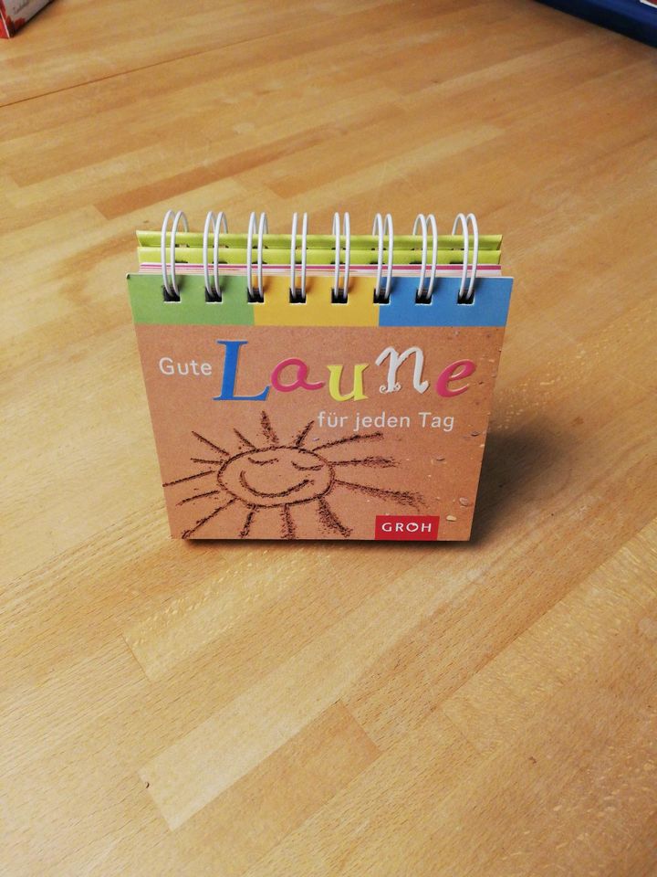 Mini Spiralbuch "Gute Laune" Geschenk, Groh Verlag in Amerang