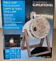 Leuchte Strahler Lampe Industrial Grundig Holzsockel Niedersachsen - Isernhagen Vorschau