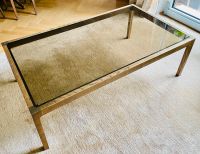 Couchtisch Holz Glas 140x80 München - Hadern Vorschau