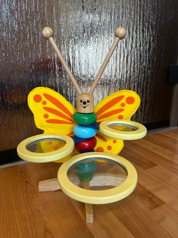 Santoys Holzspielzeug Butterfly Drum Schmetterling in Altenstadt