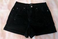 Shorts Jeans schwarz Gr.36 High Waist Fit Esmara Nordrhein-Westfalen - Kall Vorschau