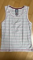 Shirt Top ärmellos weiß mit roten Streifen Gr. 36 / 38 T-Shirt Bayern - Fürstenfeldbruck Vorschau