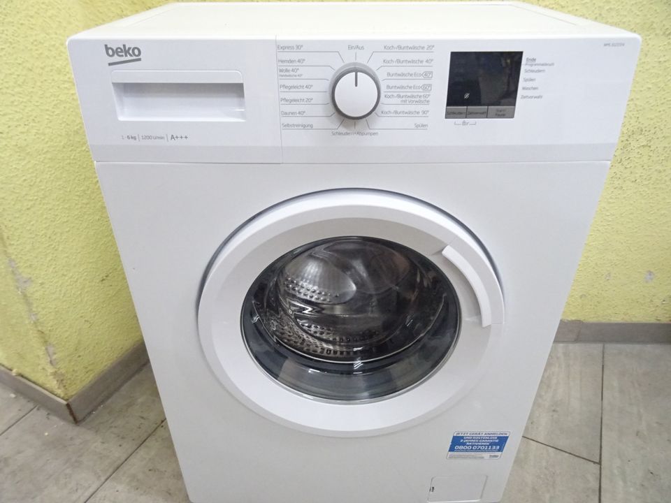 Waschmaschine Beko 6KG (45cm Tiefe) A+++ **1 Jahr Garantie** in Berlin