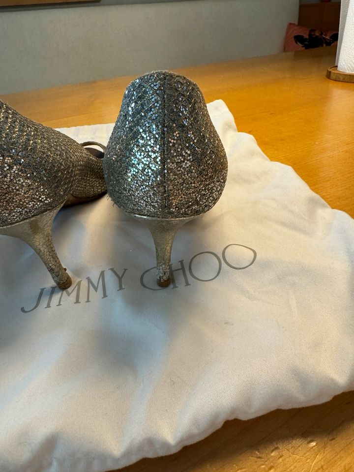 Jimmy Choo pumps peeptoe gr. 38 in Bayerbach b Ergoldsbach