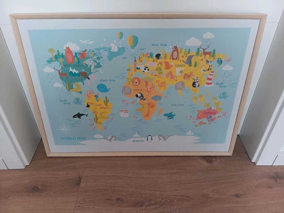 Wandbild Weltkarte in Dülmen